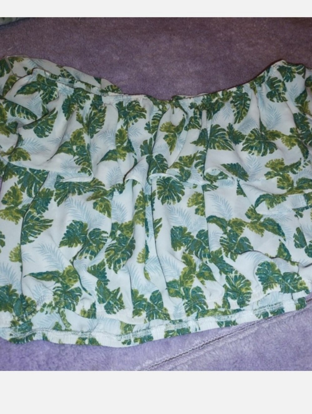 Paper Crane | Tops | Finalpaper Crane Green Leaf Print Top | Poshmark
